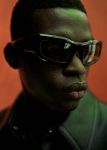 Men Black The Frankie Shop Port Tanger Andalucia Sunglasses - Black Acetate/Black Lens Sunglasses