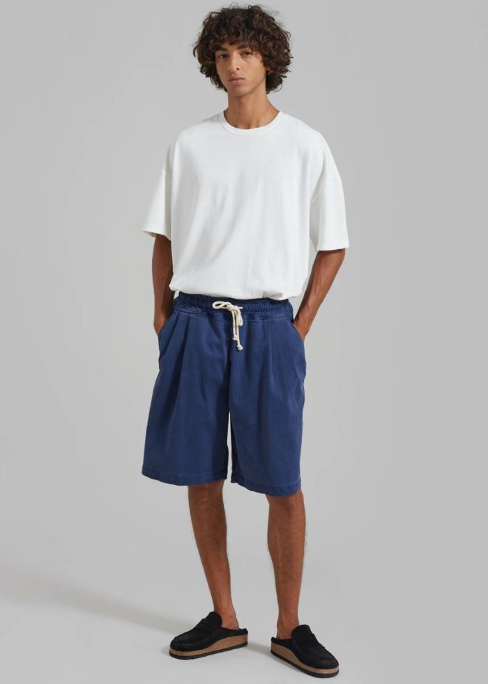 Men Bottoms Blue The Frankie Shop Pierce Shorts - Blue