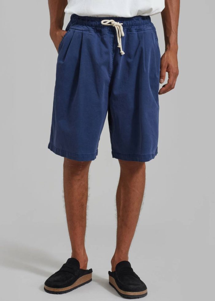 Men Bottoms Blue The Frankie Shop Pierce Shorts - Blue