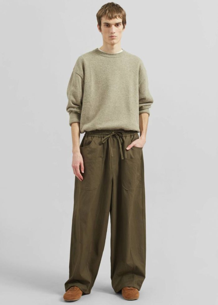 Men Bottoms The Frankie Shop Fae Balloon Pants - Army Green Green