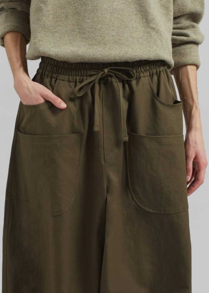 Men Bottoms The Frankie Shop Fae Balloon Pants - Army Green Green