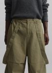 Men Chard Balloon Pants - Khaki Black The Frankie Shop Bottoms