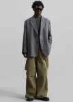 Men Chard Balloon Pants - Khaki Black The Frankie Shop Bottoms
