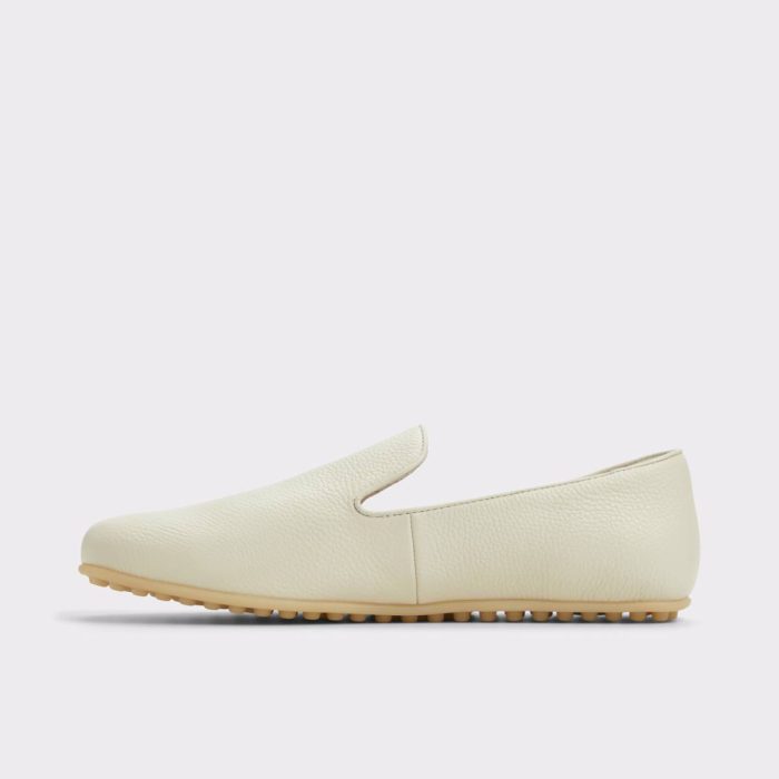Men Ivory Aldo Loafers & Slip-Ons Resolute Ivory Men's Casual Shoes