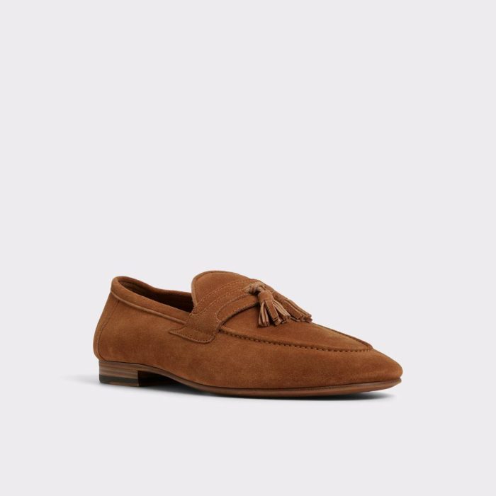 Men Loafers & Slip-Ons Aldo Light Brown Grover Light Brown Men's Dress Shoes