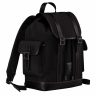 Men Longchamp Backpacks Boxford Backpack Black - Recycled Canvas Black
