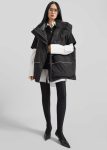 Men Outerwear Calais Oversized Sleeveless Puffer Jacket - Black Black The Frankie Shop