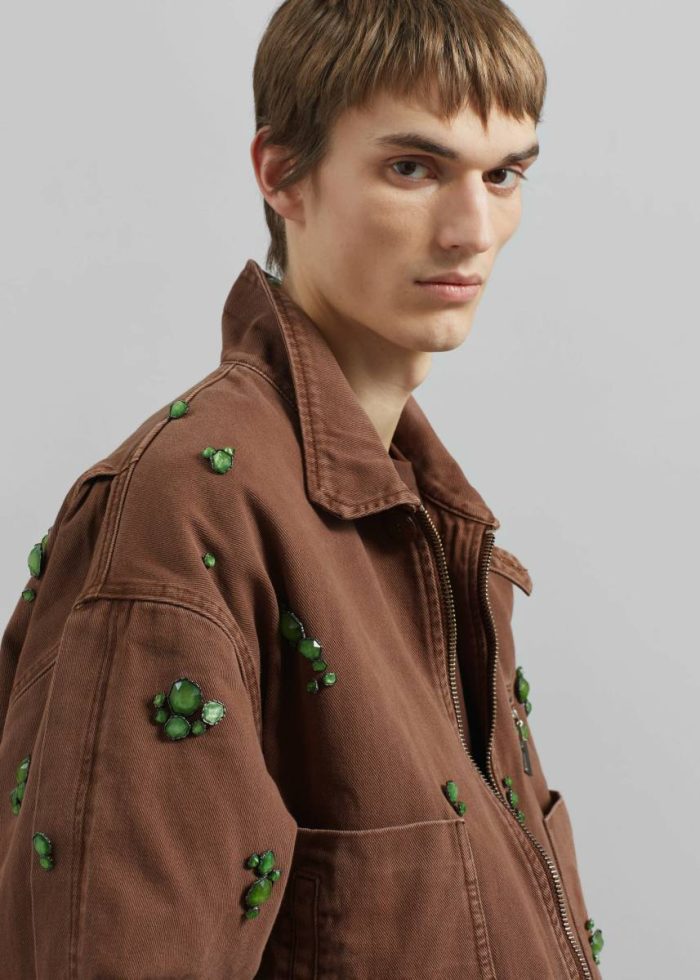 Men Pieces Uniques La Veste Jade - Brown Outerwear Brown The Frankie Shop