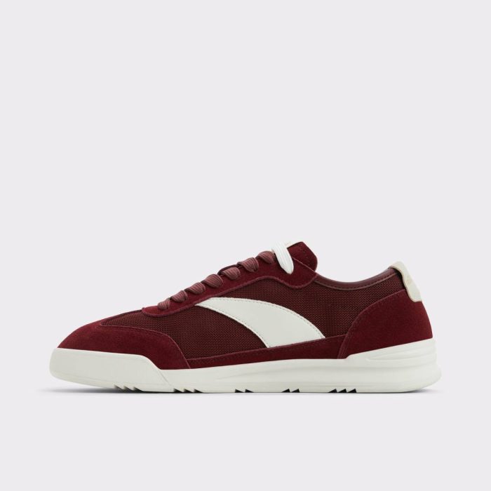 Men Sneakers Aldo Clubmtl Burgundy Men's Low Top Burgundy