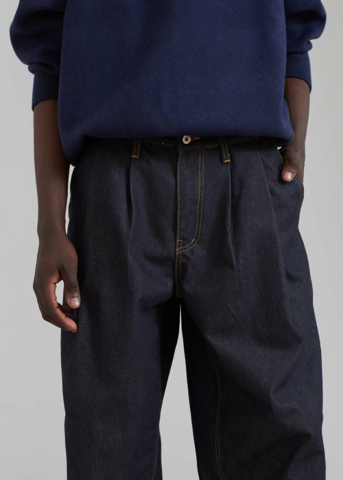 Men The Frankie Shop Bottoms Zayn Jeans - Dark Indigo Blue