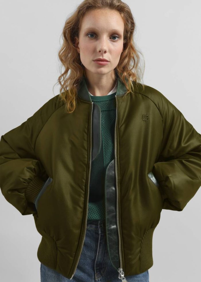 Men The Frankie Shop Green Outerwear Pieces Uniques Le Bomber Nouh - Green