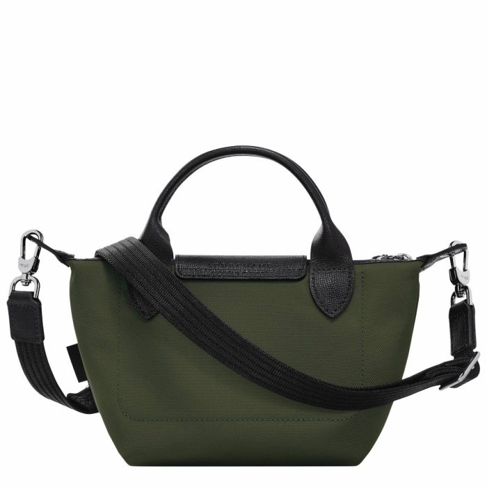 Mini Bags Women Longchamp Khaki Le Pliage Energy Xs Handbag Khaki - Recycled Canvas