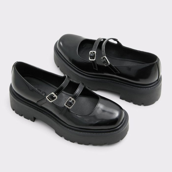 Moraby Black Women's Loafers & Oxfords Women Aldo Black Loafers & Oxfords