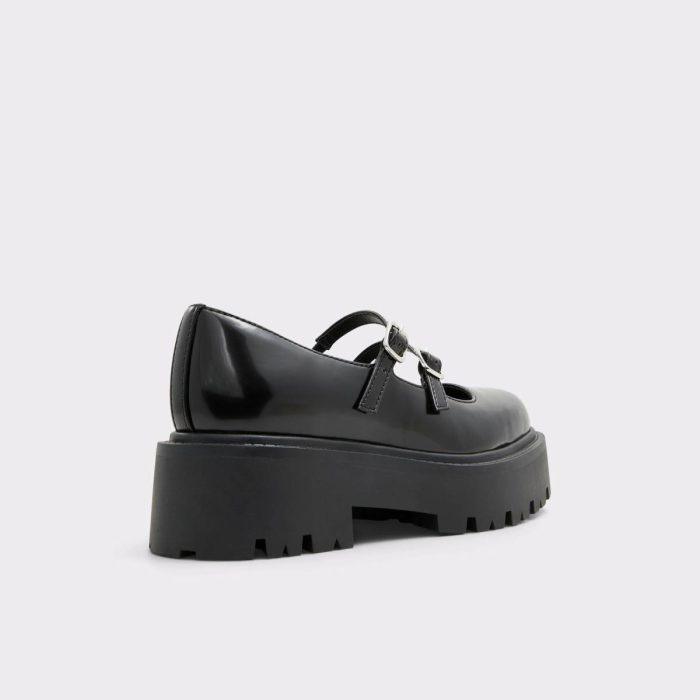 Moraby Black Women's Loafers & Oxfords Women Aldo Black Loafers & Oxfords