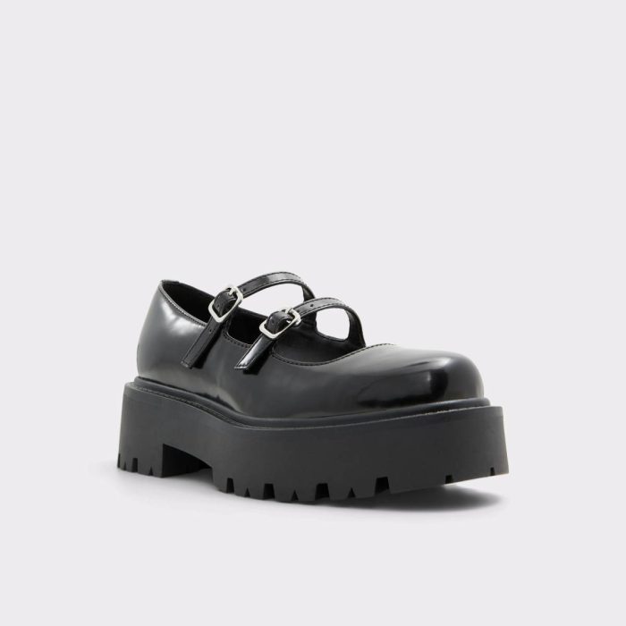 Moraby Black Women's Loafers & Oxfords Women Aldo Black Loafers & Oxfords