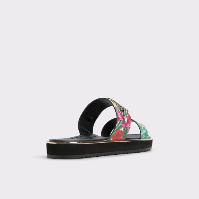 Multi Aldo Lagoon Multi Women's Footbed Sandals Sandals Women