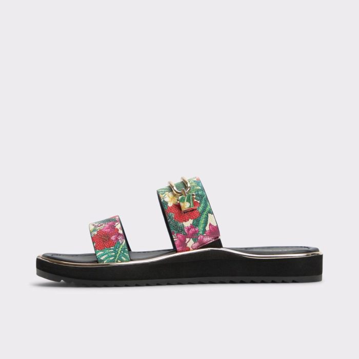 Multi Aldo Lagoon Multi Women's Footbed Sandals Sandals Women