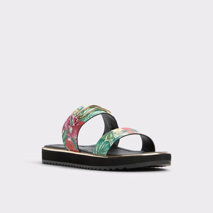 Multi Aldo Lagoon Multi Women's Footbed Sandals Sandals Women