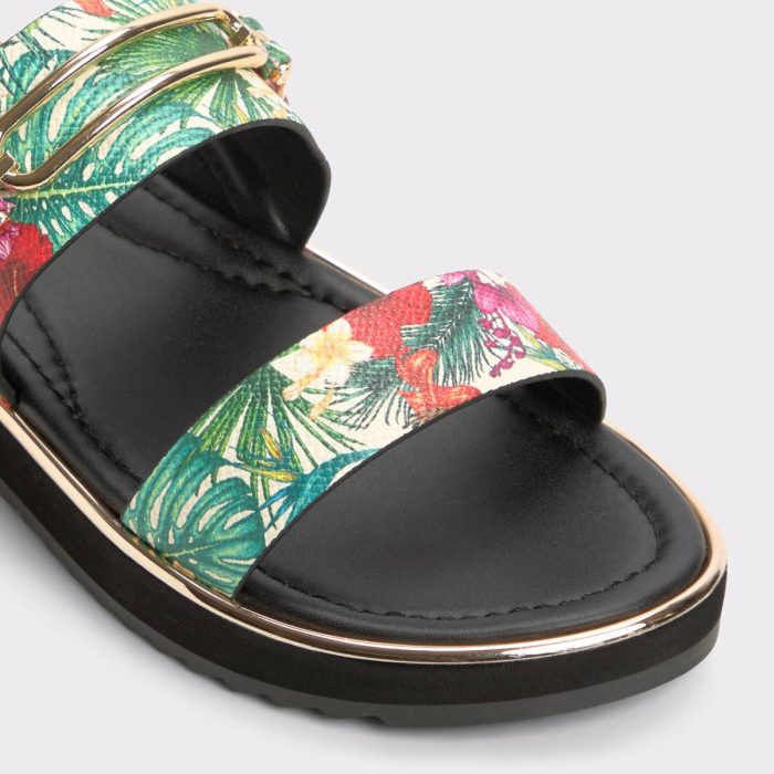 Multi Aldo Lagoon Multi Women's Footbed Sandals Sandals Women