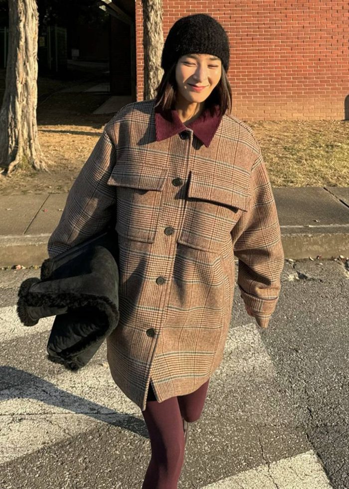 Multi Women Outerwear The Frankie Shop Selworth Plaid Wool Jacket - Multicolor