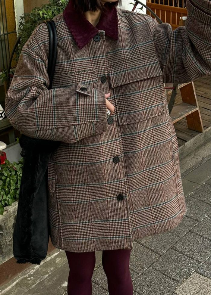 Multi Women Outerwear The Frankie Shop Selworth Plaid Wool Jacket - Multicolor