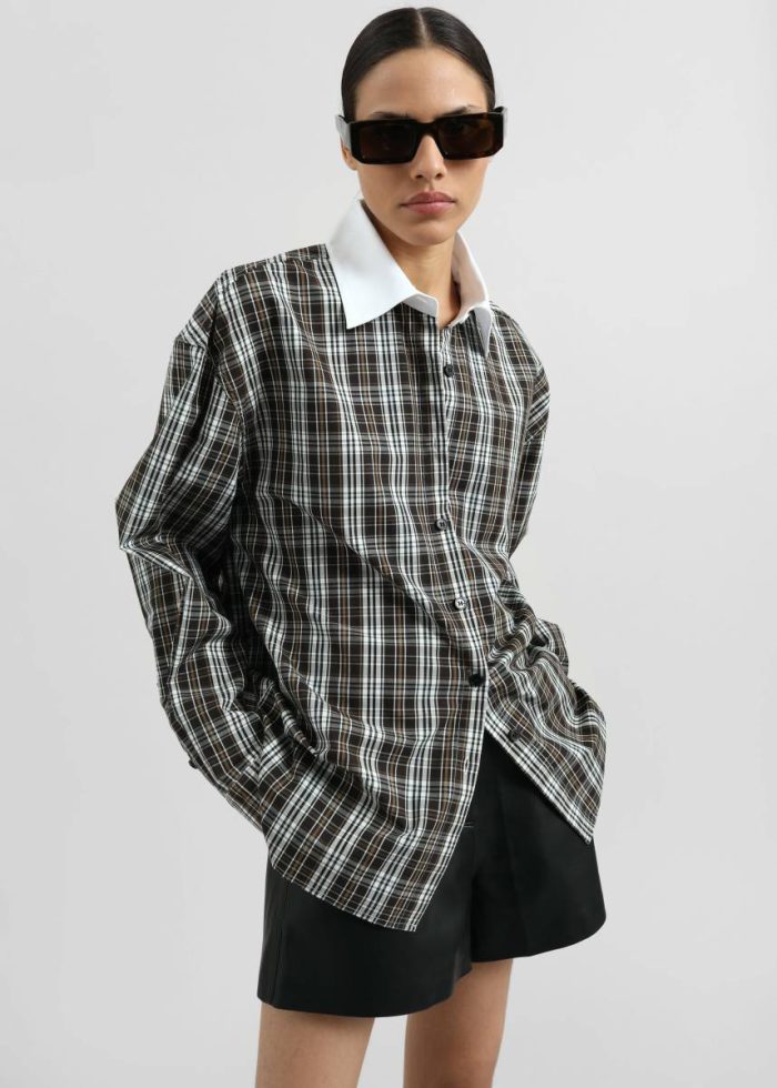 Multi Women Weska Plaid Shirt - Multicolor The Frankie Shop Tops