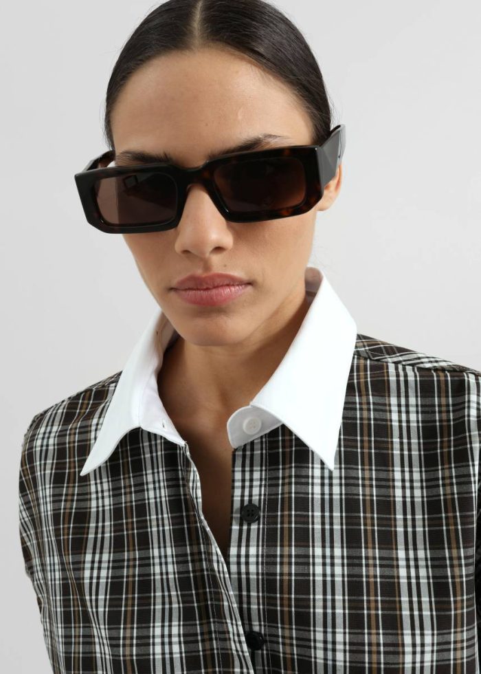 Multi Women Weska Plaid Shirt - Multicolor The Frankie Shop Tops