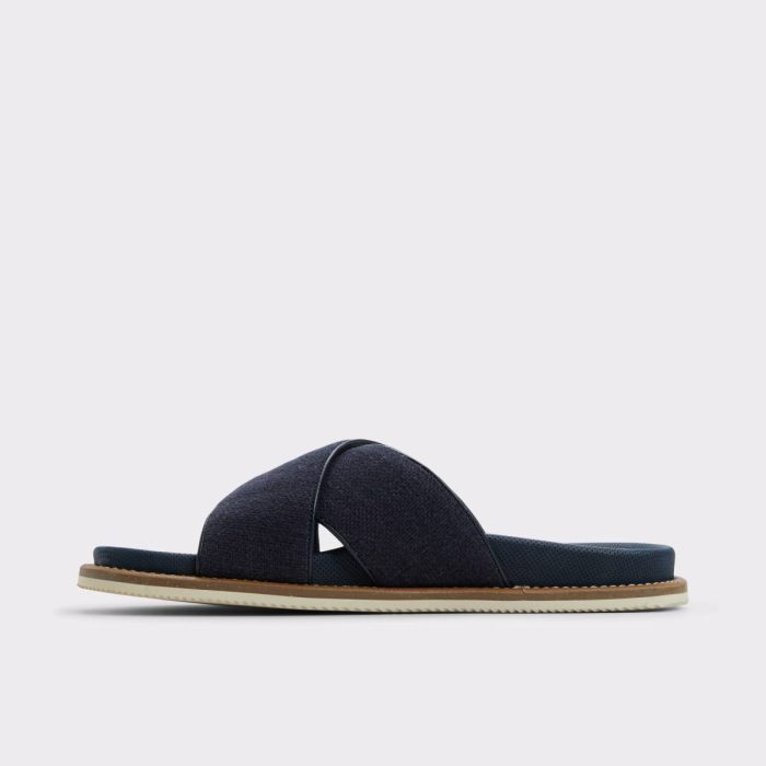 Navy Sandals & Slides Aldo Marrin Navy Men's Slides Men