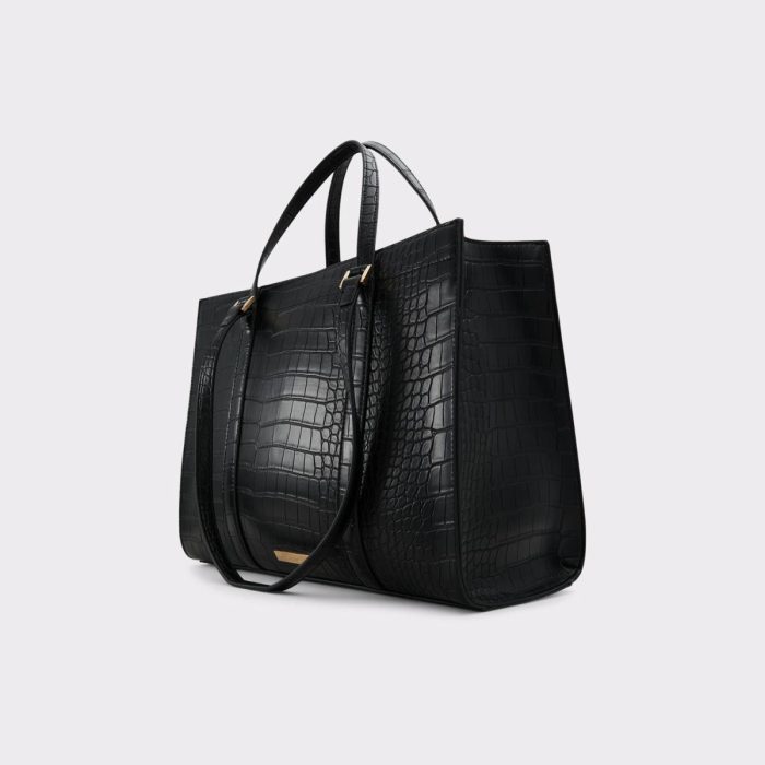 Ninetofive Black Women's Tote & Satchel Bags Women Aldo Black Tote & Satchel Bags