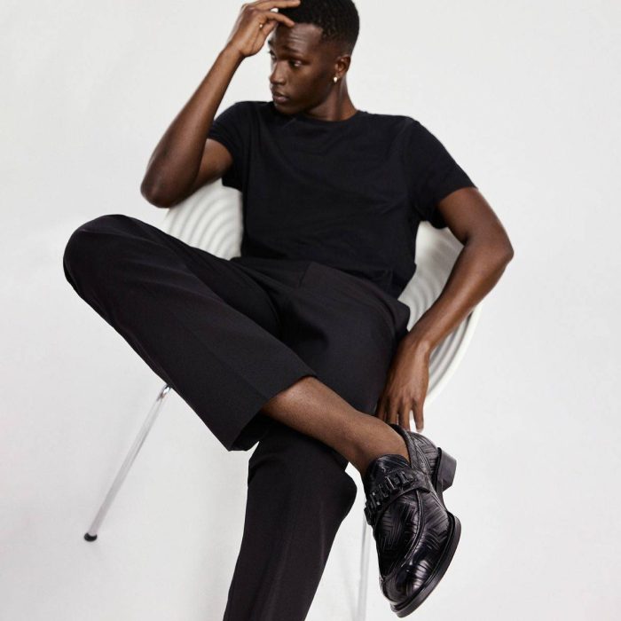 Open Black Men Loafers & Slip-Ons Aldo Aleck Open Black Men's Dress Shoes