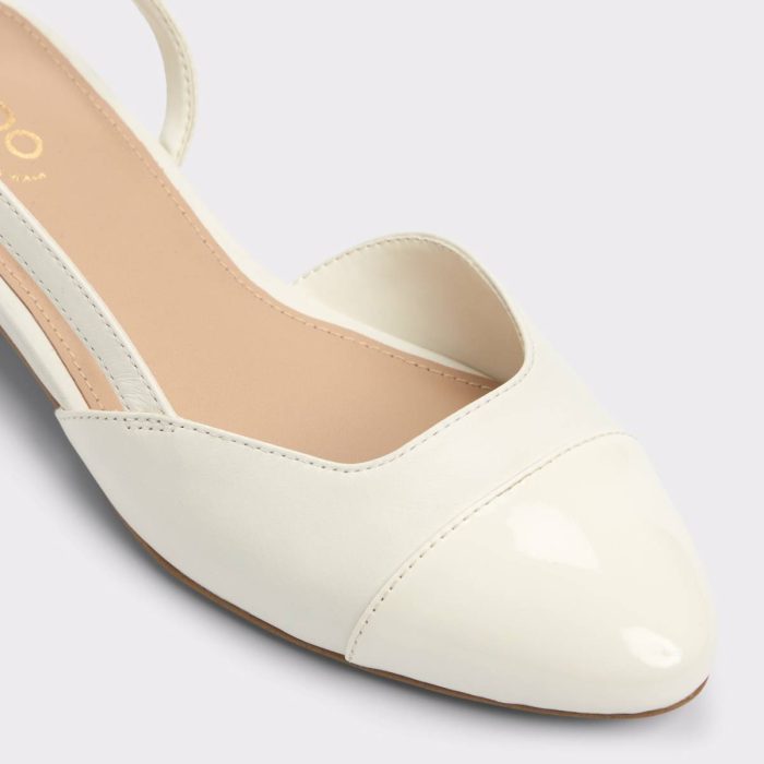 Open White Heels Clementinne Open White Women's Block Heels Women Aldo