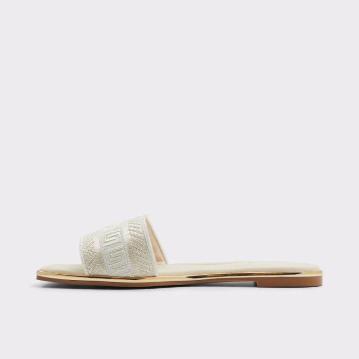 Other Beige Aldo Women Sandals Oceania Other Beige Women's Flat Sandals