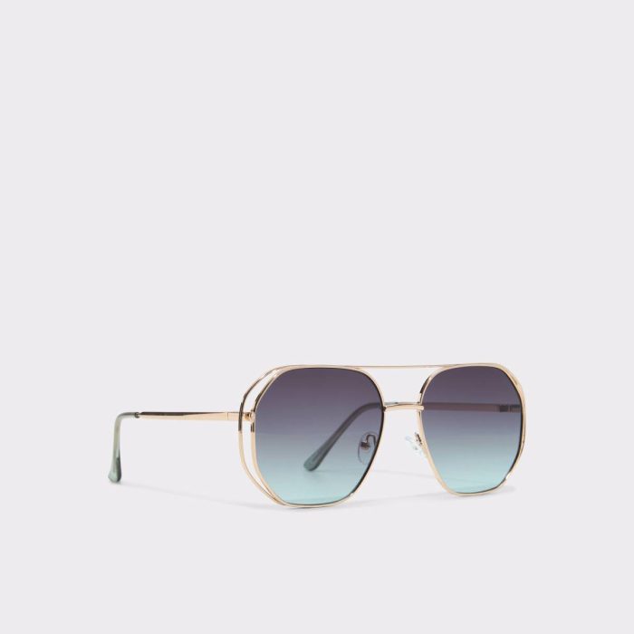 Other Green Women Sunglasses Aldo Areanwan Other Green Women's Round