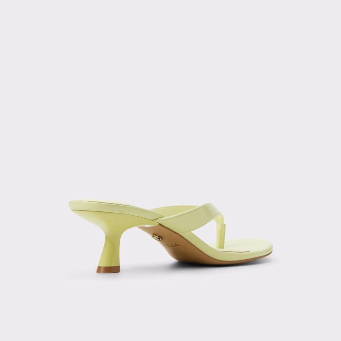 Other Yellow Jump Other Yellow Women's Strappy Sandals Women Heels Aldo