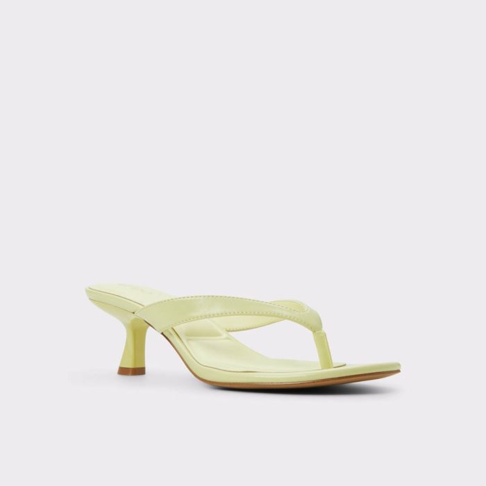 Other Yellow Jump Other Yellow Women's Strappy Sandals Women Heels Aldo