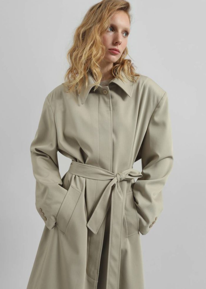 Outerwear Beige Indore Long Coat - Beige The Frankie Shop Women