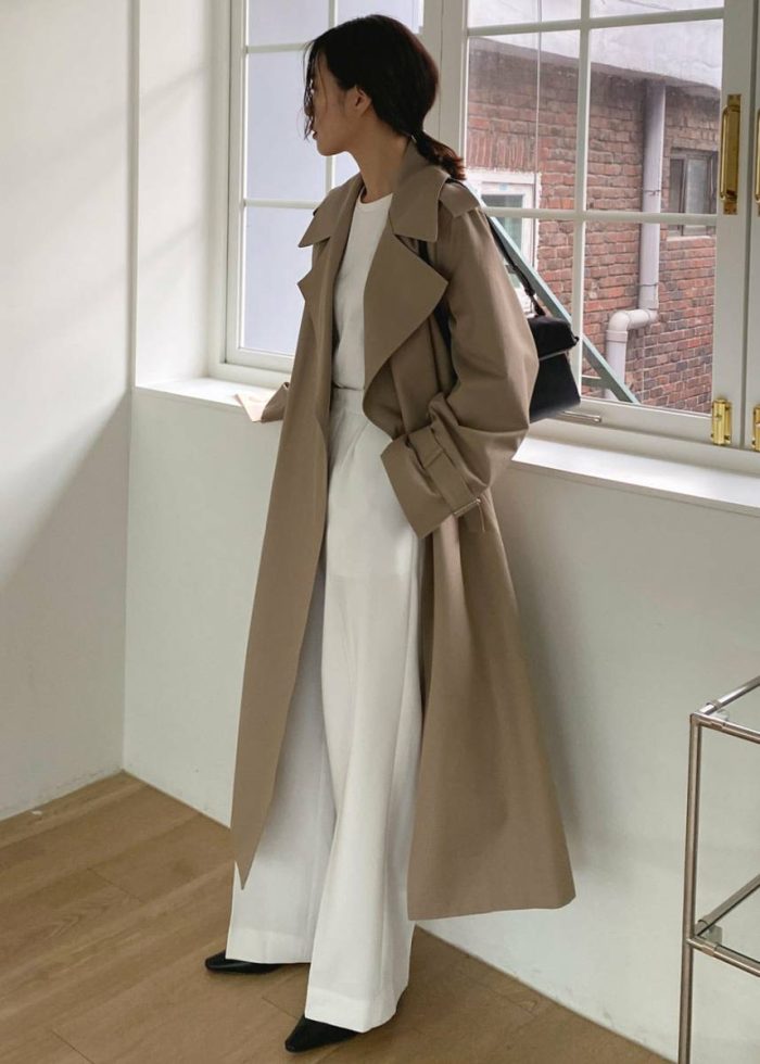 Outerwear Beige The Frankie Shop Abril Trench - Sand Women
