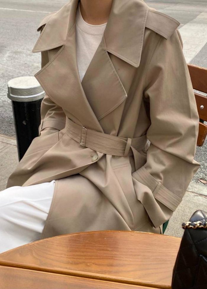 Outerwear Beige The Frankie Shop Abril Trench - Sand Women