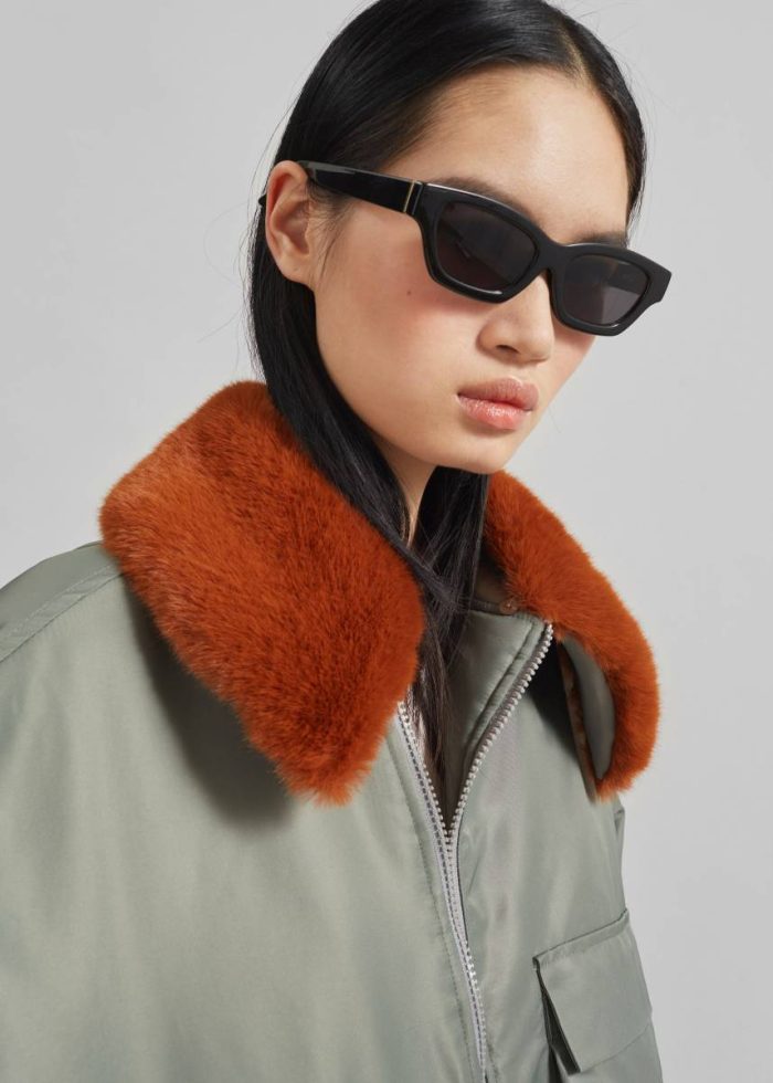 Outerwear Blenham Bomber Jacket - Khaki Green The Frankie Shop Women