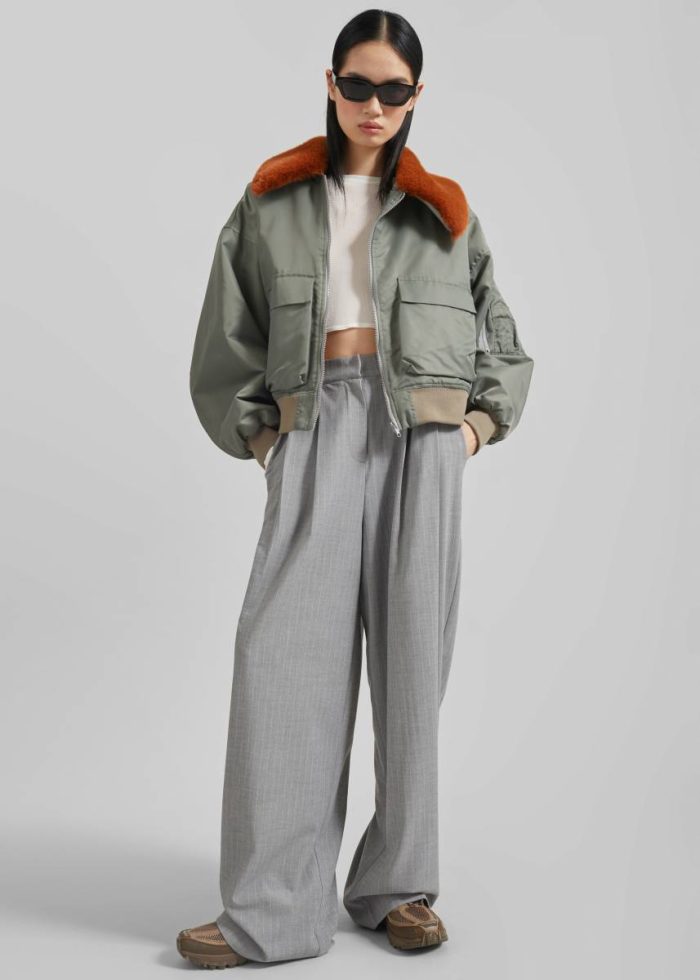 Outerwear Blenham Bomber Jacket - Khaki Green The Frankie Shop Women