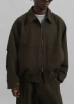 Outerwear Felix Jacket - Dark Olive Men Green The Frankie Shop
