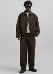 Outerwear Felix Jacket - Dark Olive Men Green The Frankie Shop