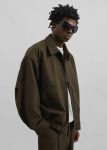 Outerwear Felix Jacket - Dark Olive Men Green The Frankie Shop