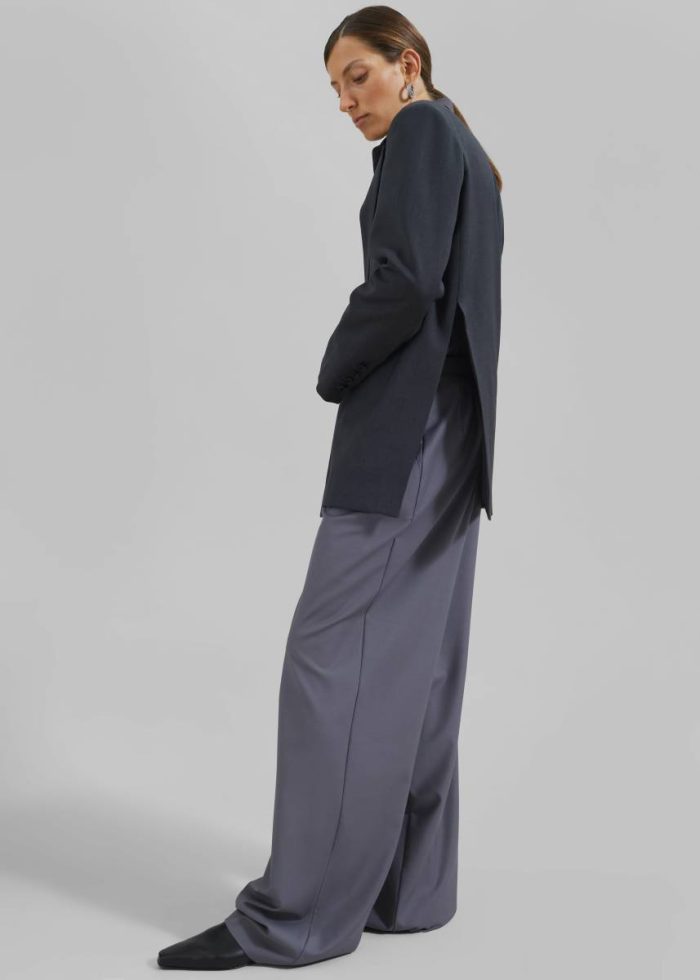 Outerwear Grey The Frankie Shop Women Mazie Blazer - Charcoal