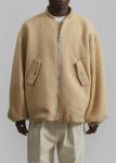 Outerwear Men The Frankie Shop Astra Wool Bomber Jacket - Pale Yellow Yellow