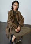 Outerwear The Frankie Shop Aldrin Oversized Coat - Camel Brown Men