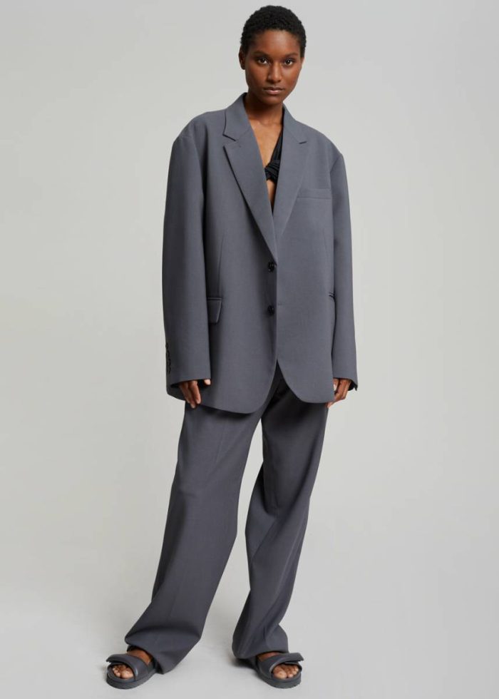 Outerwear The Frankie Shop Bea Blazer - Charcoal Women Grey