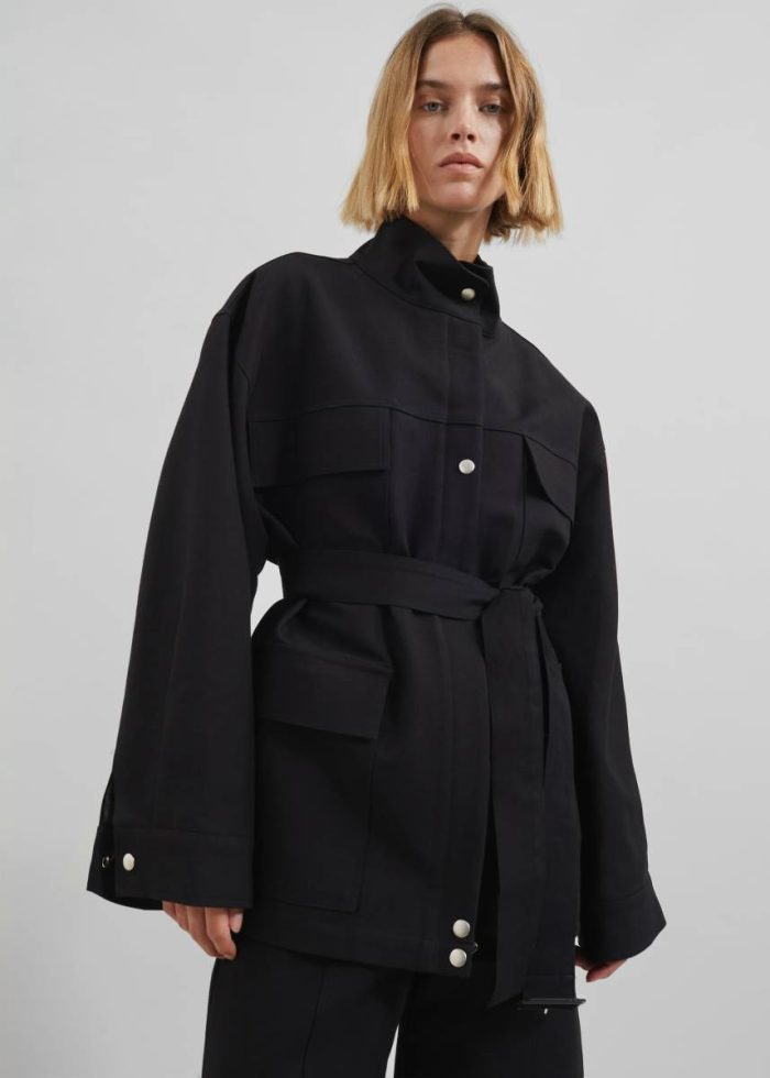 Outerwear The Frankie Shop Cairo Safari Jacket - Black Women Black