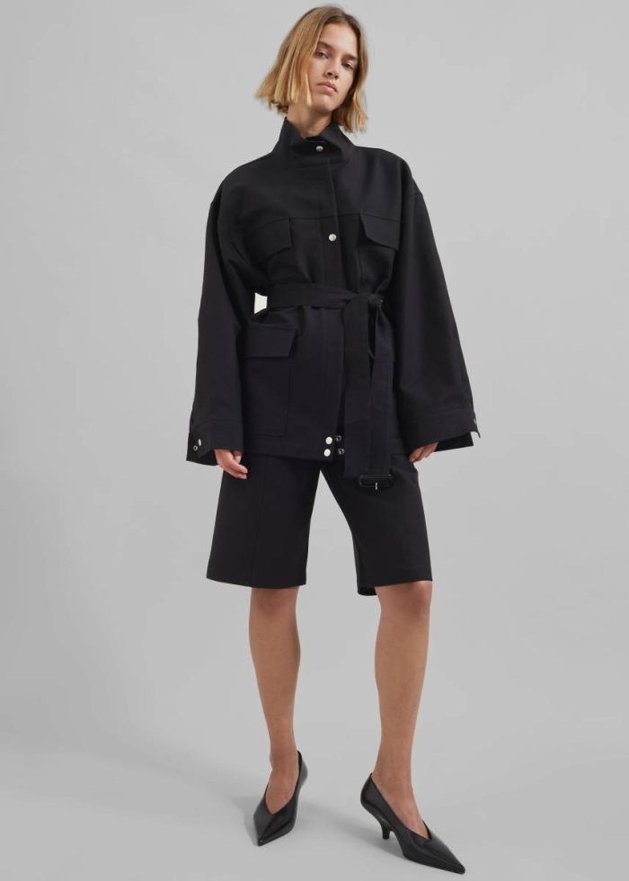 Outerwear The Frankie Shop Cairo Safari Jacket - Black Women Black