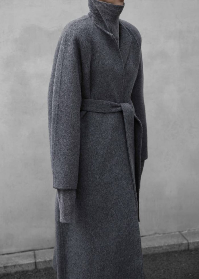 Outerwear Women The Frankie Shop Leon Wool Coat - Grey Grey